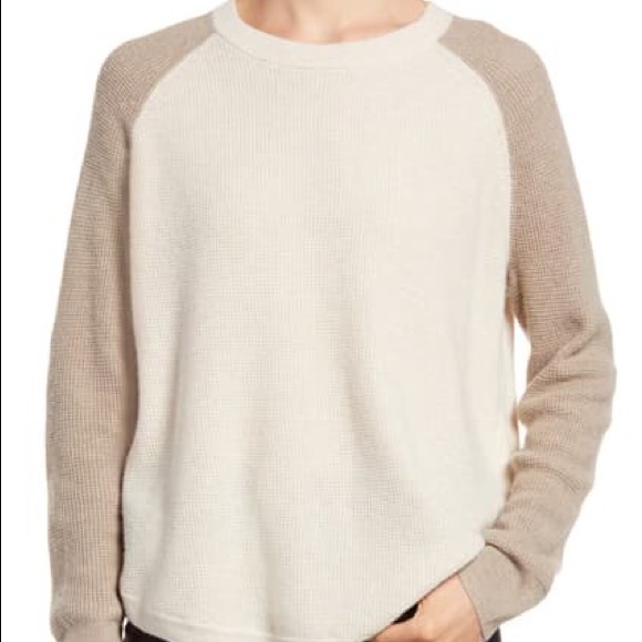 🌟 Madewell Jane Waffle Pullover - Picture 1 of 3